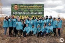Студенты ЧувГУ приняли участие в акции «Живи,лес!»