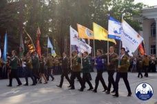 Бойцы строительного отряда "Энергия 21"﻿ Чувашского госуниверситета имени И.Н. Ульянова принял участие в торжественном открытии Всероссийской студенческой стройки «Мирный атом»